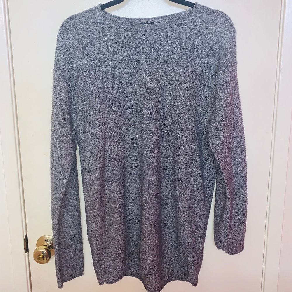 Gray Knitted Sweater Size M